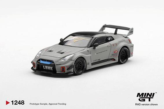 MINI GT - NISSAN LB - SILHOUETTE WORKS GT 35GT-RR VER.1 - MATT GREY