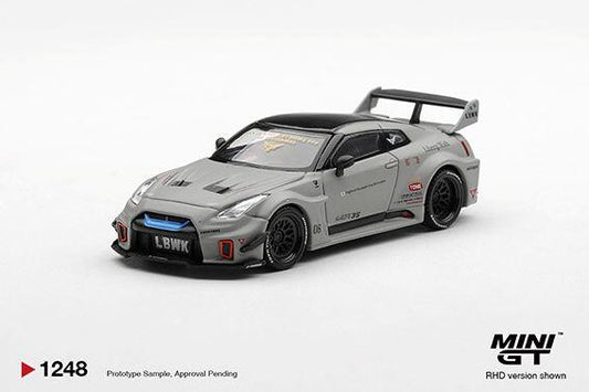 MINI GT - NISSAN LB - SILHOUETTE WORKS GT 35GT-RR VER.1 - MATT GREY