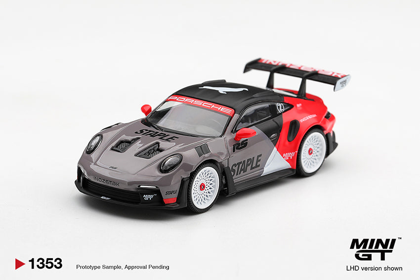 PRE-ORDER DEADLINE: OCTOBER 21 - MINI GT - PORSCHE 911 GT3 RS STAPLE x INOZETEK - EST ARRIVAL JUNE 2027 - STANDARD BOX