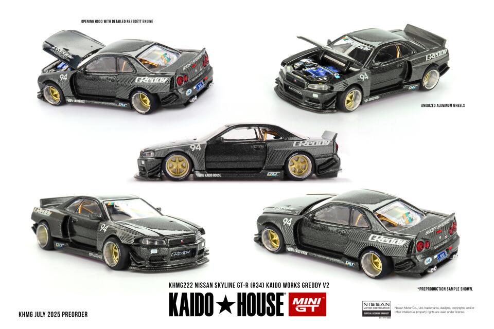 KAIDO HOUSE - NISSAN SKYLINE GT-R (R34) KAIDO WORKS GREDDY V2