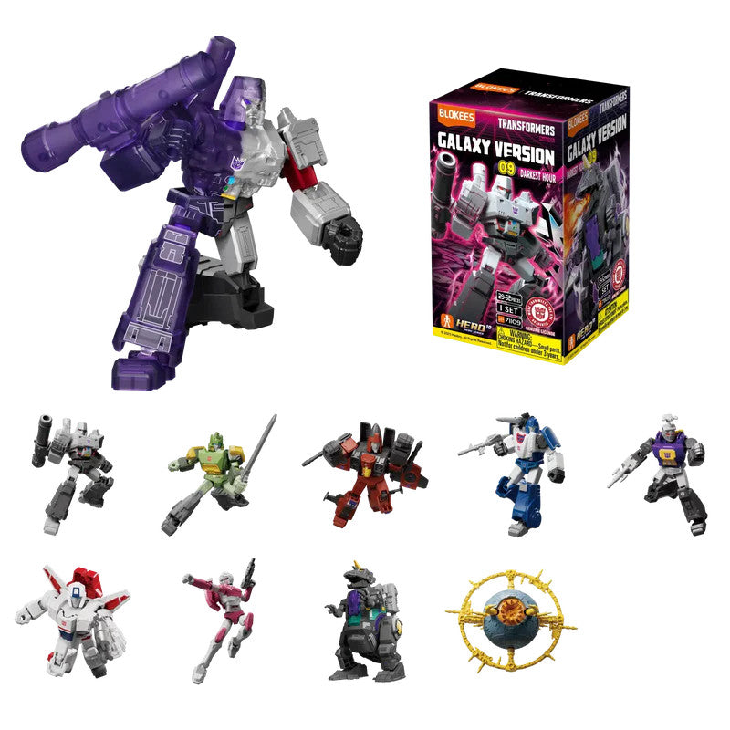 BLOKEES - TRANSFORMERS GALAXY VERSION 09 DARKEST HOUR BLIND BOX - SINGLE BOX