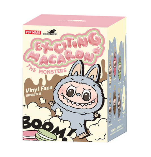 POP MART - LABUBU EXCITING MACARON V1 - BLIND BOX - THE MONSTERS - PENDANT PLUSH