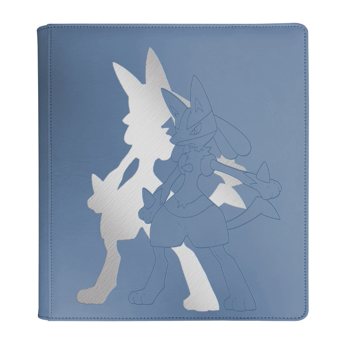 POKEMON: LUCARIO 12 POCKET ZIP PRO BINDER - ELITE SERIES