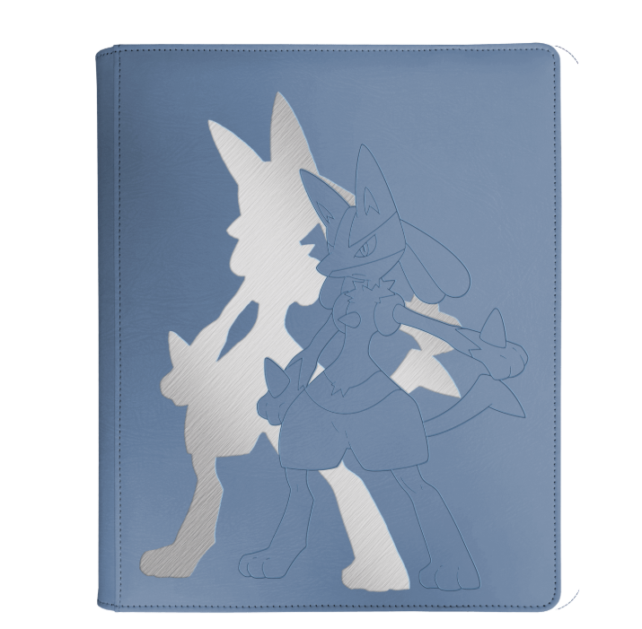 POKEMON: LUCARIO 9 POCKET ZIP PRO BINDER - ELITE SERIES