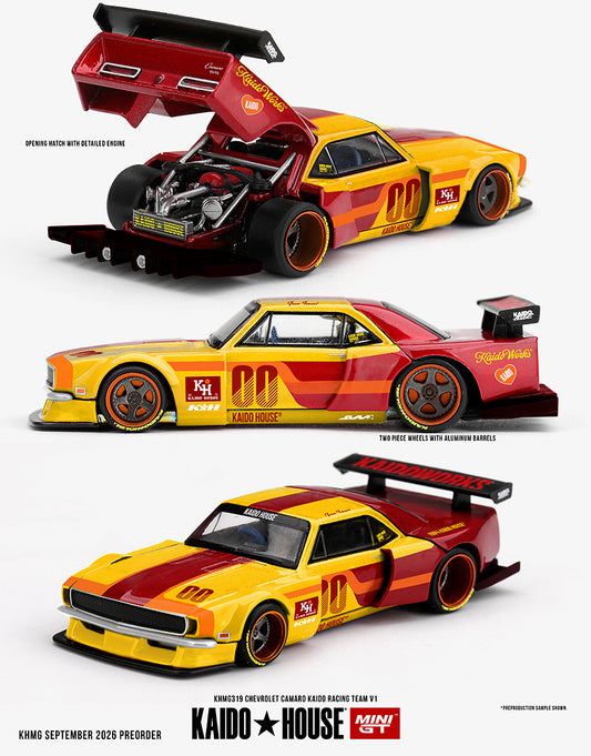 PRE-ORDER DEADLINE: SEPTEMBER 16 - KAIDO HOUSE - CHEVROLET CAMARO KAIDO RACING TEAM V1  - MAY 2027