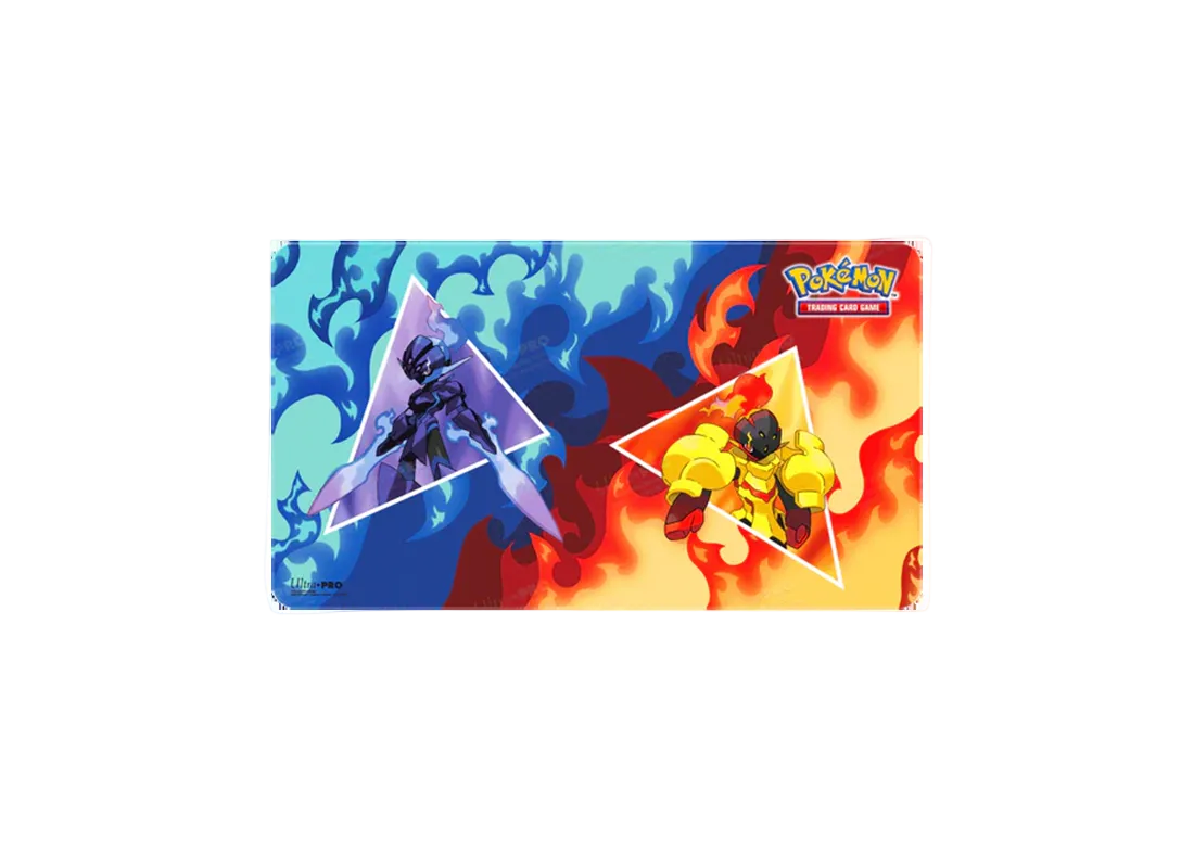 Pokémon-themed mouse pad with character designs on a white background